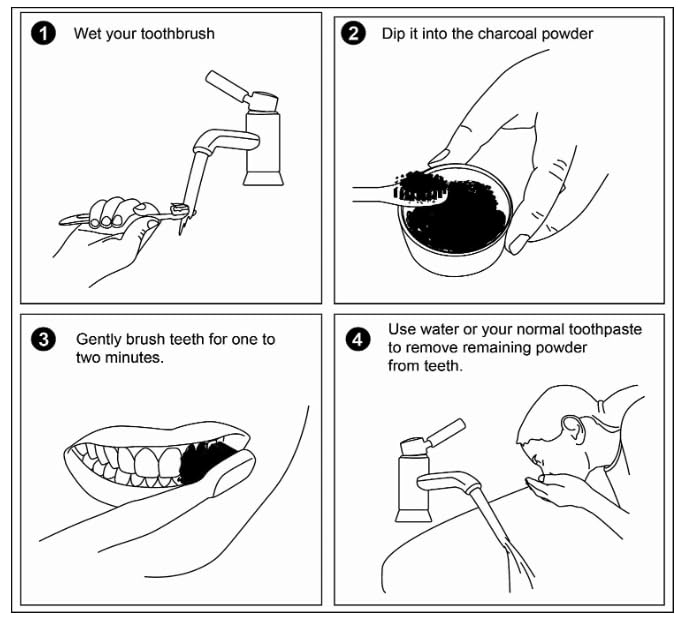 Tori + Mika Activated Charcoal Teeth Whitening Black Powder Toothpaste Best Natural 100% Organic White Teeth Whitener Bleach Carbon Fluoride Free Products Kit Cleaner Bright Wow Smile Bamboo No More Dental Strips