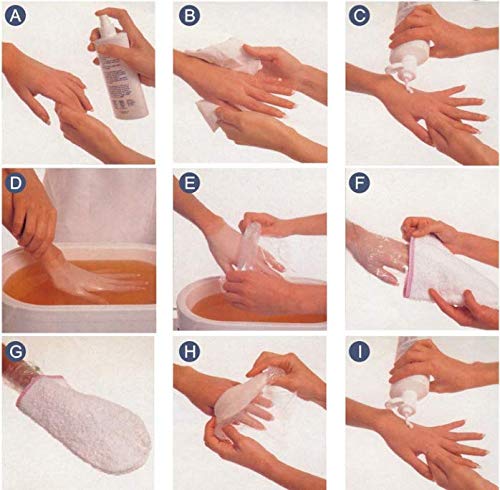 Large size Paraffin Wax Mitten, Gloves, Foot Covers for Paraffin Spa Bath - Protects Hands and Feet, Helps Relieve Arthritis Pain and Stiff Muscles Deeply Hydrates Sooth Skin Pedicure