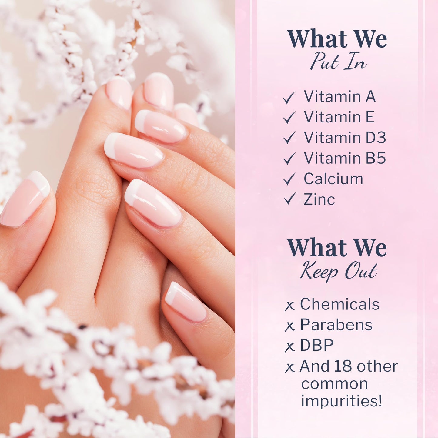 SNS Nail Dip Powder (Pink & White Collection) - Long-Lasting Acrylic Nail Color & Polish Lasts up to 14 days - Low-Odor & No UV Lamp Needed - 2 Oz
