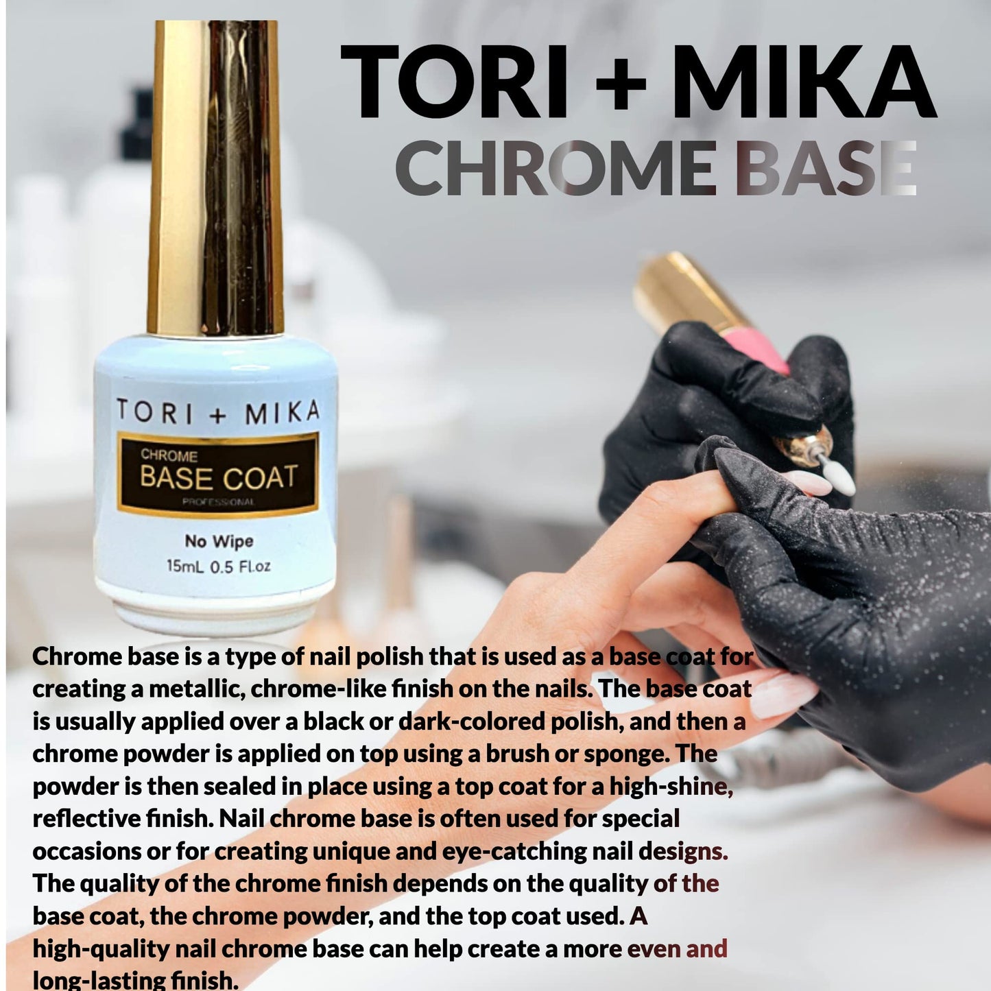 Tori + Mika Gel Polish Soak Off No Wipe 0.5oz Nail Polish LED/UV Lamp Cure Great work on Natural and Fake Acrylic Nails Fun Home Salon Professional Nail Art DIY Haloween