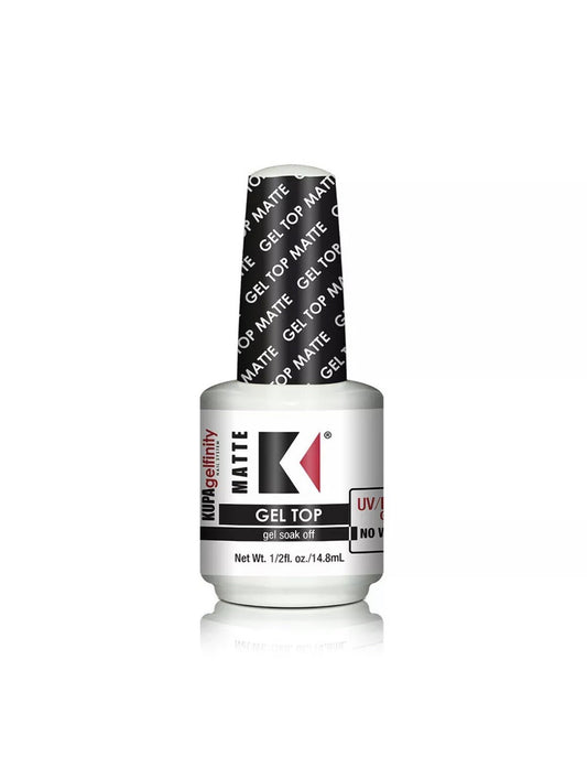 Kupa GelFinity Soak Off Gel UV/LED 0.5 oz | Top Coat No Wipe MATTE FAST SHIPPING