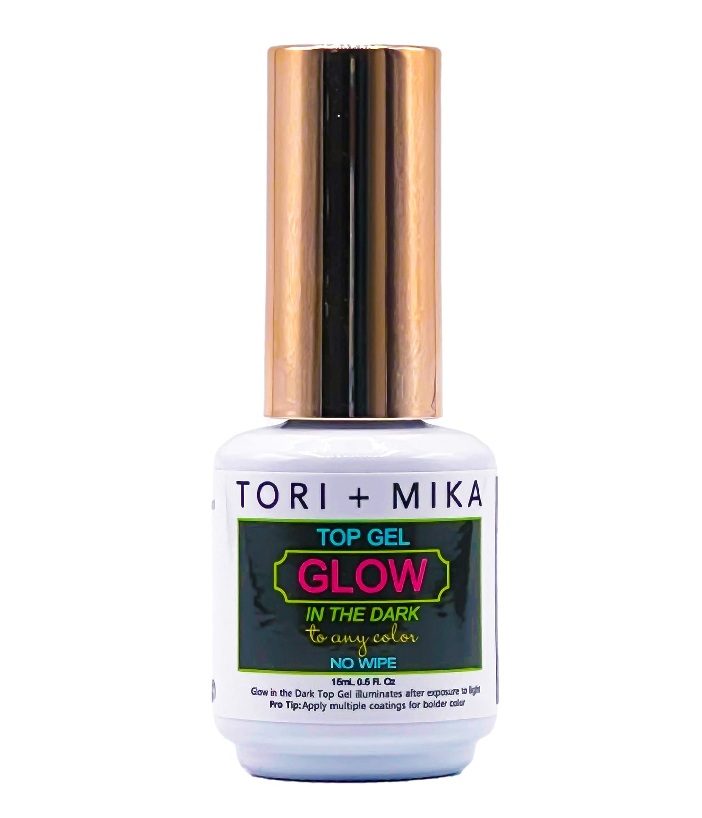 Tori + Mika Gel Polish Soak Off No Wipe 0.5oz Nail Polish LED/UV Lamp Cure Great work on Natural and Fake Acrylic Nails Fun Home Salon Professional Nail Art DIY Haloween