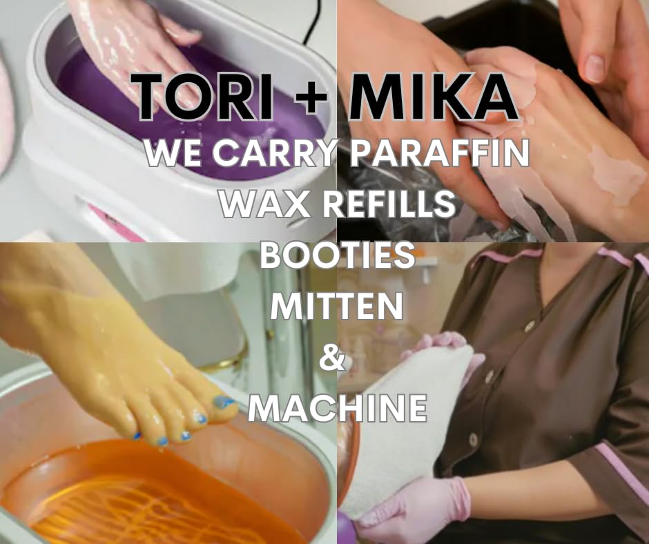 Tori Mika Paraffin Wax Refills, 6 lbs Lavender Scented Paraffin Wax Beads Blocks for Paraffin Bath, Paraffin Wax Machine Refills for Hand Feet Dry Skin, Relieve Stiff Muscles and Pain, Deep Hydration