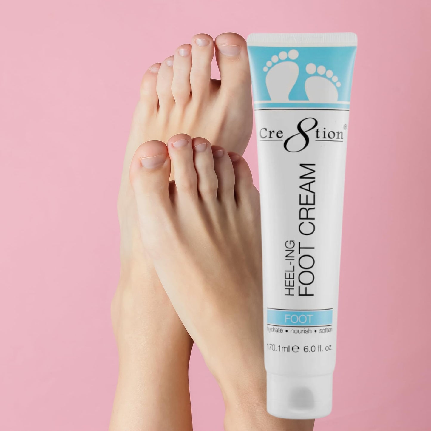 Tori + Mika Feet Lotion Powerful Formulation Healing Cracked Dead Dry Skin Supplies Soft Feet